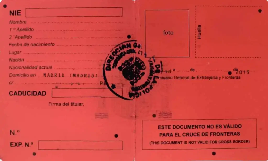 Tarjeta roja en España